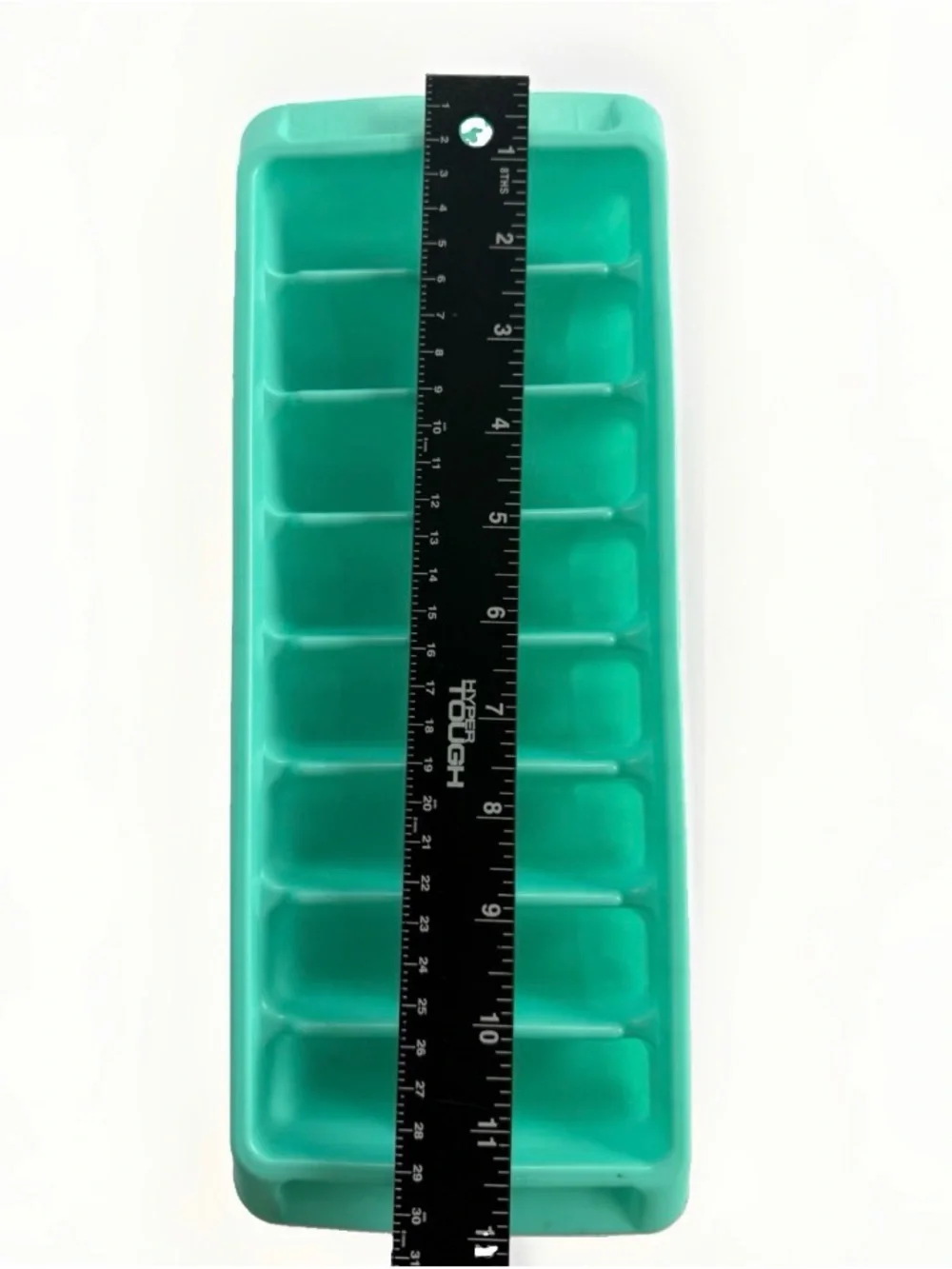 Vintage Rubbermaid Teal Ice Cube Trays Set of 2 Easy Release #2867 Made in USA